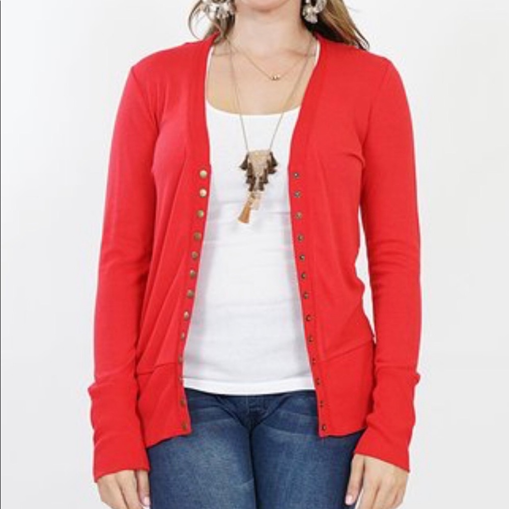 Plus Size Snap Button Front Cardigan - image 8